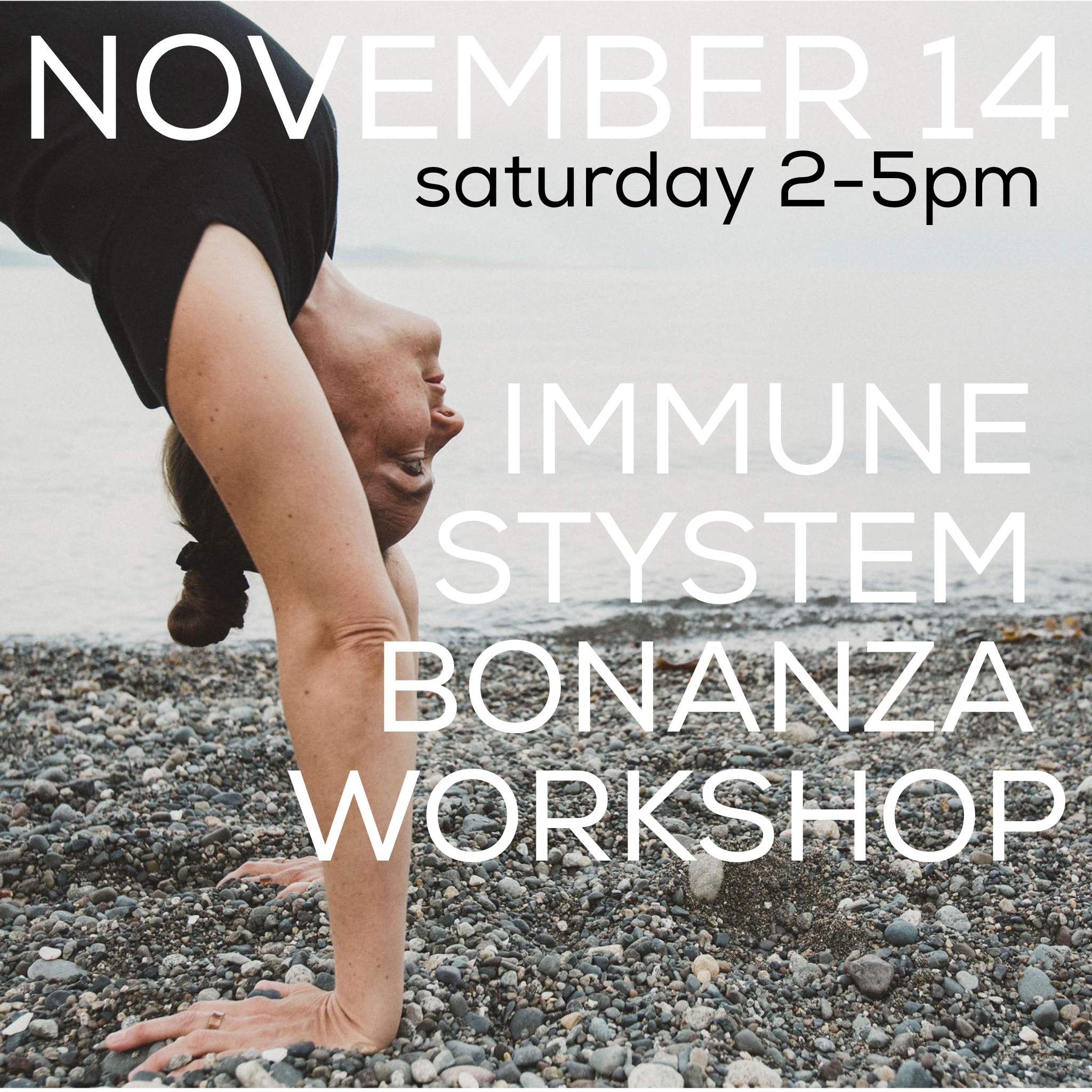 Michelle Yoga immune system bonanza workshop